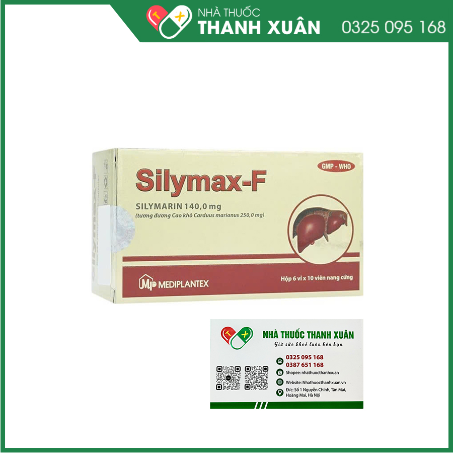Silymax-F thuốc hỗ trợ bảo vệ và tăng cường chức năng gan